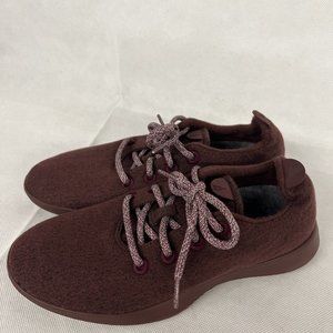 Allbirds Mens 9 Wool Runners Burgundy Purple WR Comfort Running Shoes Sneakers